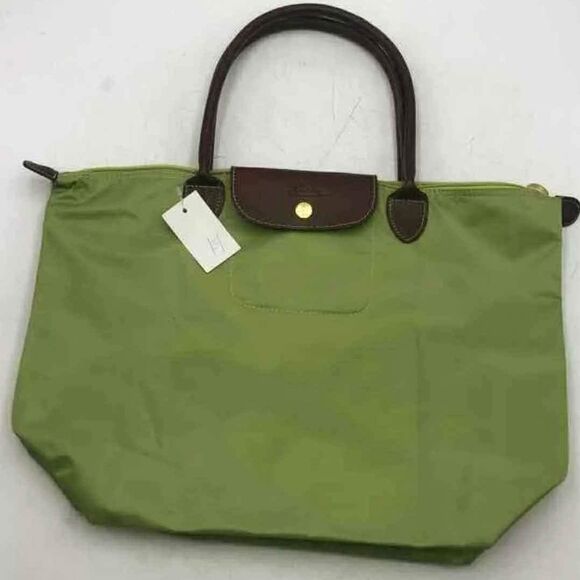 2 Longchamp Le Pliage Handbag Top Handle Tote Canvas Bags (Large + Pouch) Bundle - Picture 3 of 12